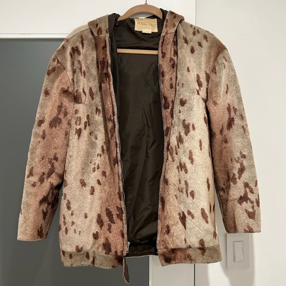Vintage Animal Print Zip Jacket - Picture 1 of 4
